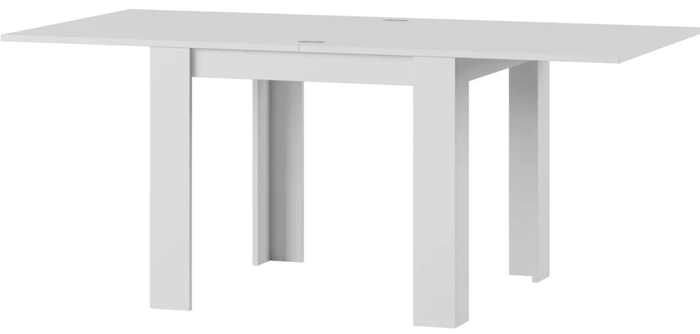 Jedálenský rozťahovací stôl Saturn 40 90/180 cm biely