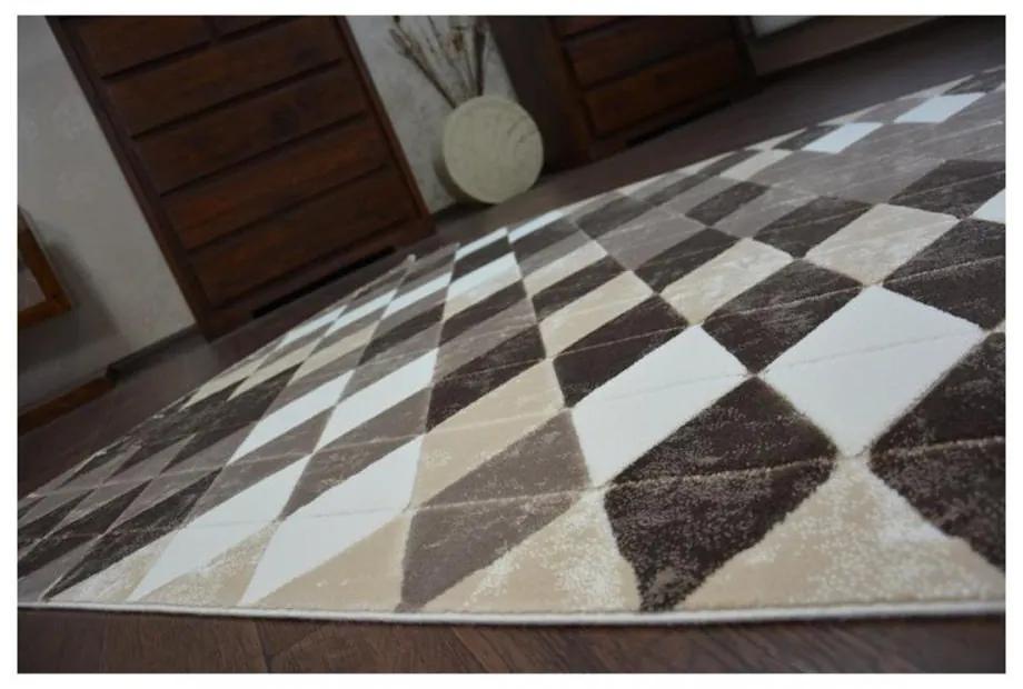 Luxusný kusový koberec Kelly hnedý 240x330cm