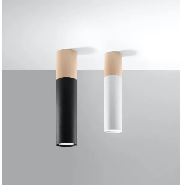 Sollux SL.0631 - Stropné svietidlo PABLO 1xGU10/40W/230V biela