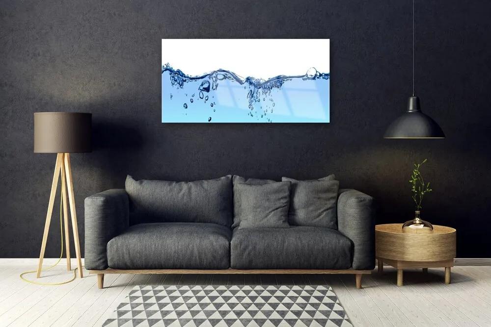 Skleneny obraz Voda umenie 120x60 cm