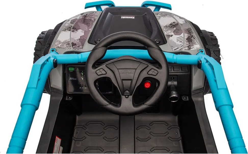 LEAN CARS Elektrické autíčko na batérie Kawasaki JS330 24V5Ah čierno-modré