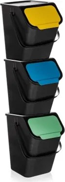 Súprava odpadkových košov (3 ks) Bini, 25 l%