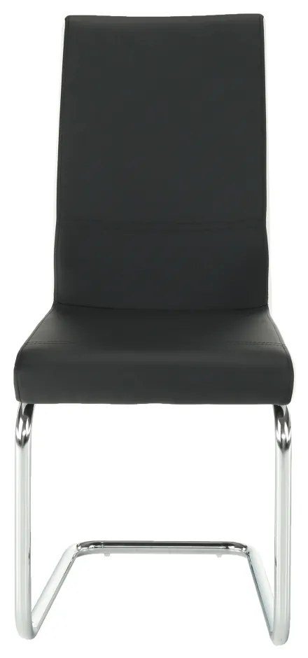 Jedálenská stolička Nacton (čierna + biela). Vlastná spoľahlivá doprava až k Vám domov. 808088