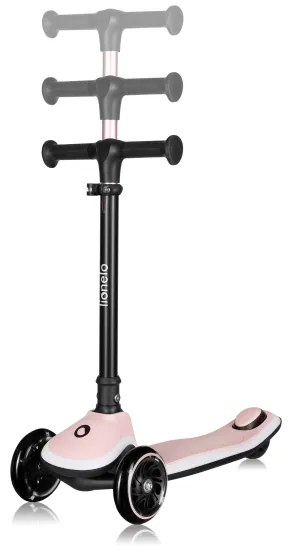 Lionelo - Detská kolobežka MEY 3xAAA Ružová