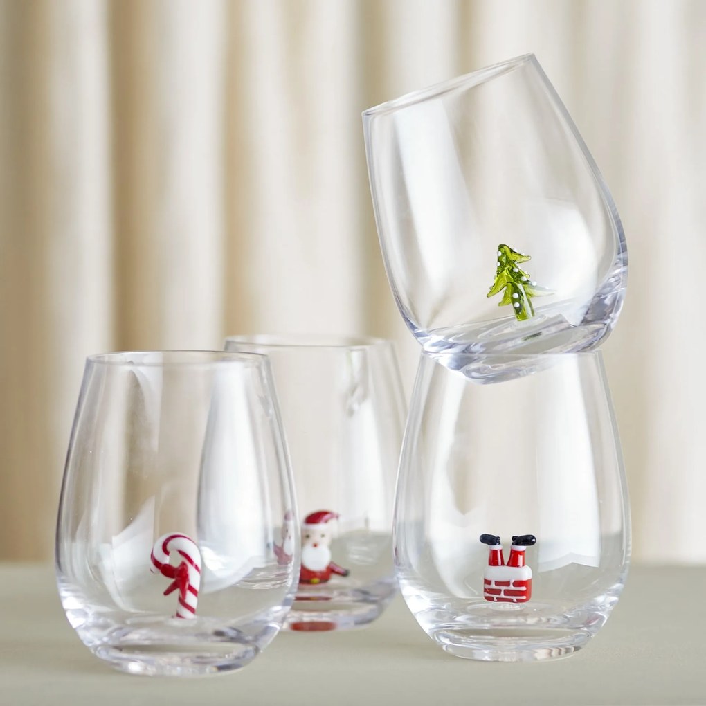 Bloomingville Vianočné poháre Misa 560 ml – set 4 ks