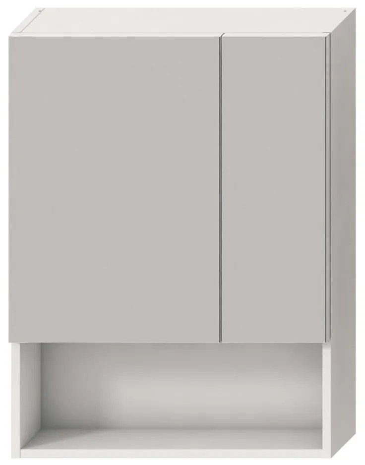 JIKA H4532410383041 - Zrkadlová skrinka LYRA 80x60 cm biela s policou