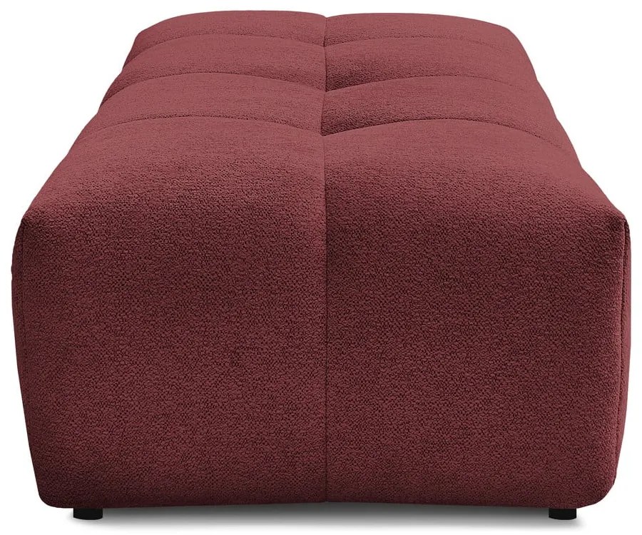 Vínovočervená ženilková podnožka Everest – Bobochic Paris