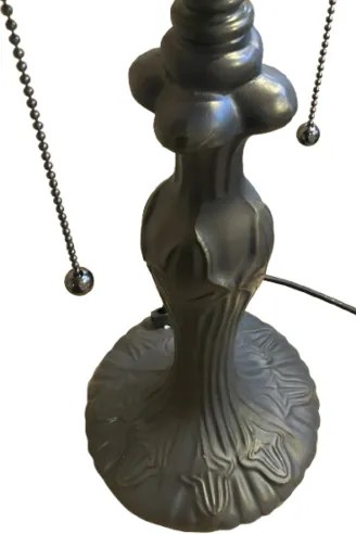 Stolné svietidlo Tiffany vitráž ROSE stojan Deluxe Ø36*60