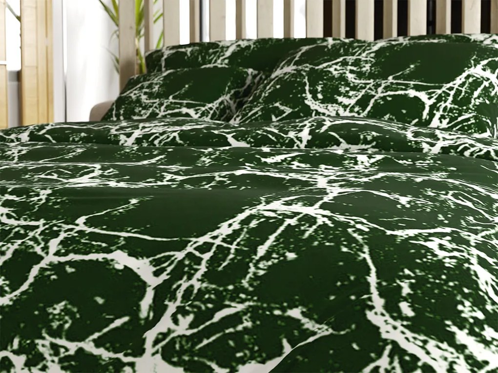 Bavlnené obliečky TEMPESTA zelené Rozmer obliečky: 70 x 90 cm | 140 x 200 cm