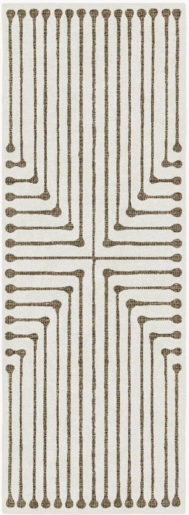 Umývateľný behúň s nízkym vlasom Inkdrop by Jonathan Adler