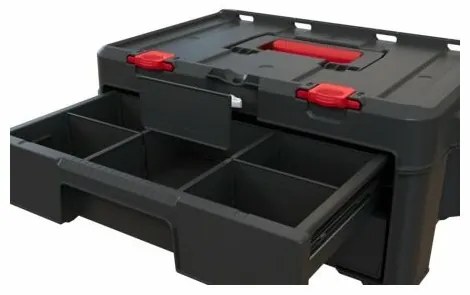 Keter Stack'N'Roll Box s 2 zásuvkami