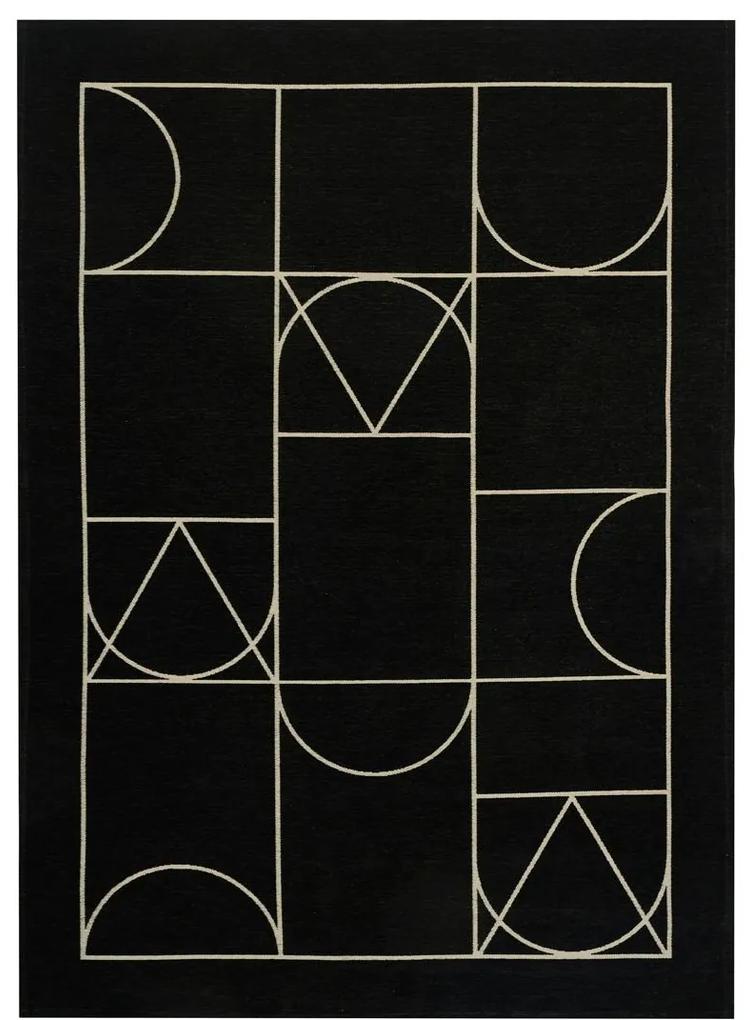 Koberec „Signet Black", 200 x 300 x 0,6 cm