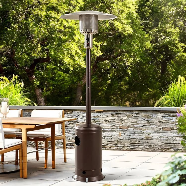 Ohrievač, plynový dáždnik, sklenený ohrievač 13 kW do záhrady, na terasu, redukcia, hadica, kryt,
