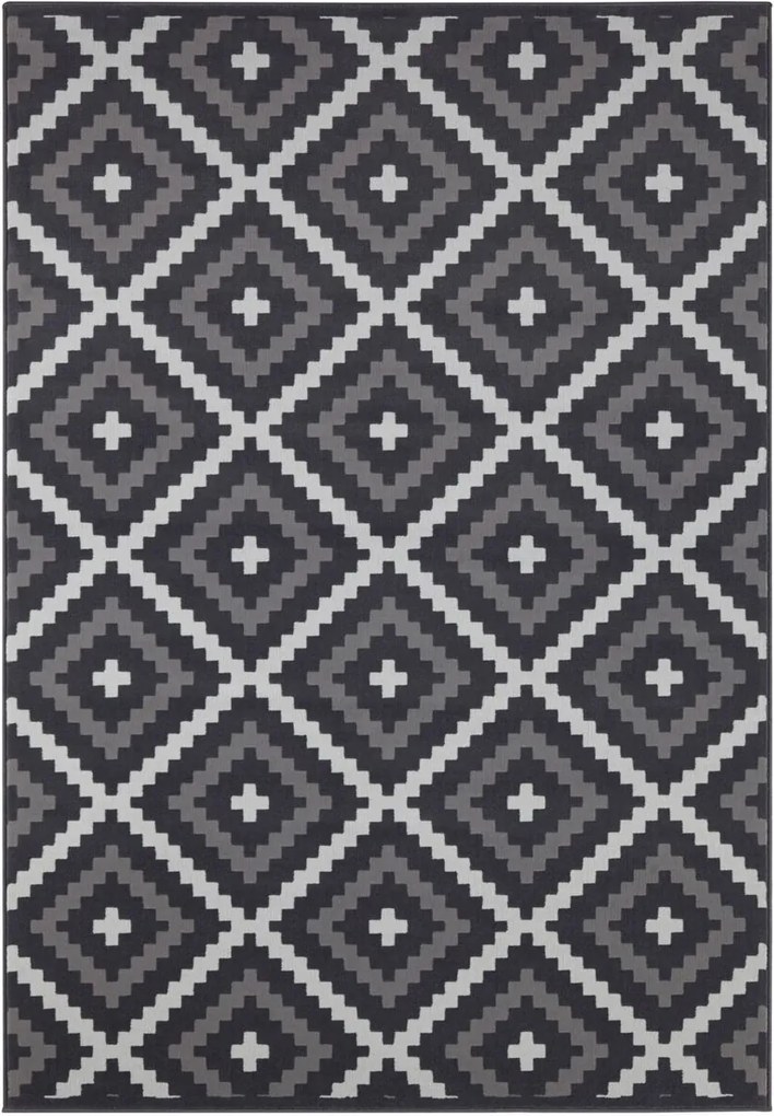 Hanse Home Collection koberce Kusový koberec Celebration 103456 Snug Black Creme - 80x250 cm