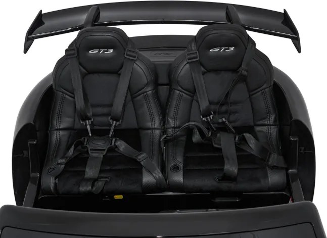 Elektrické autíčko Porsche 911 GT3 pretekárske čierne
