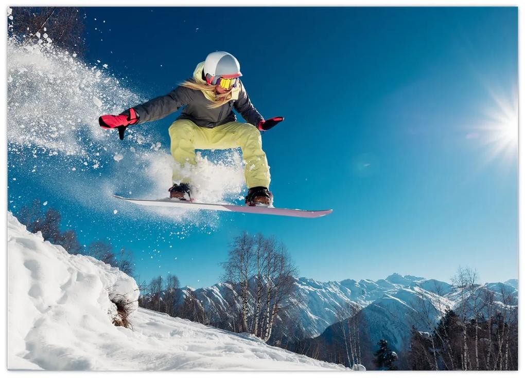 Obraz - Snowboardista (70x50 cm)