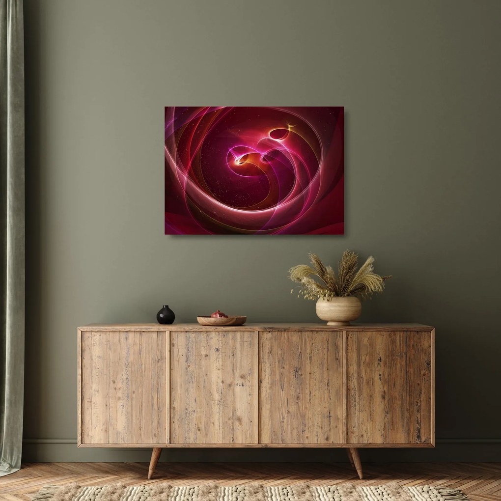Sklenený obraz - Svetelné linky (70x50 cm)