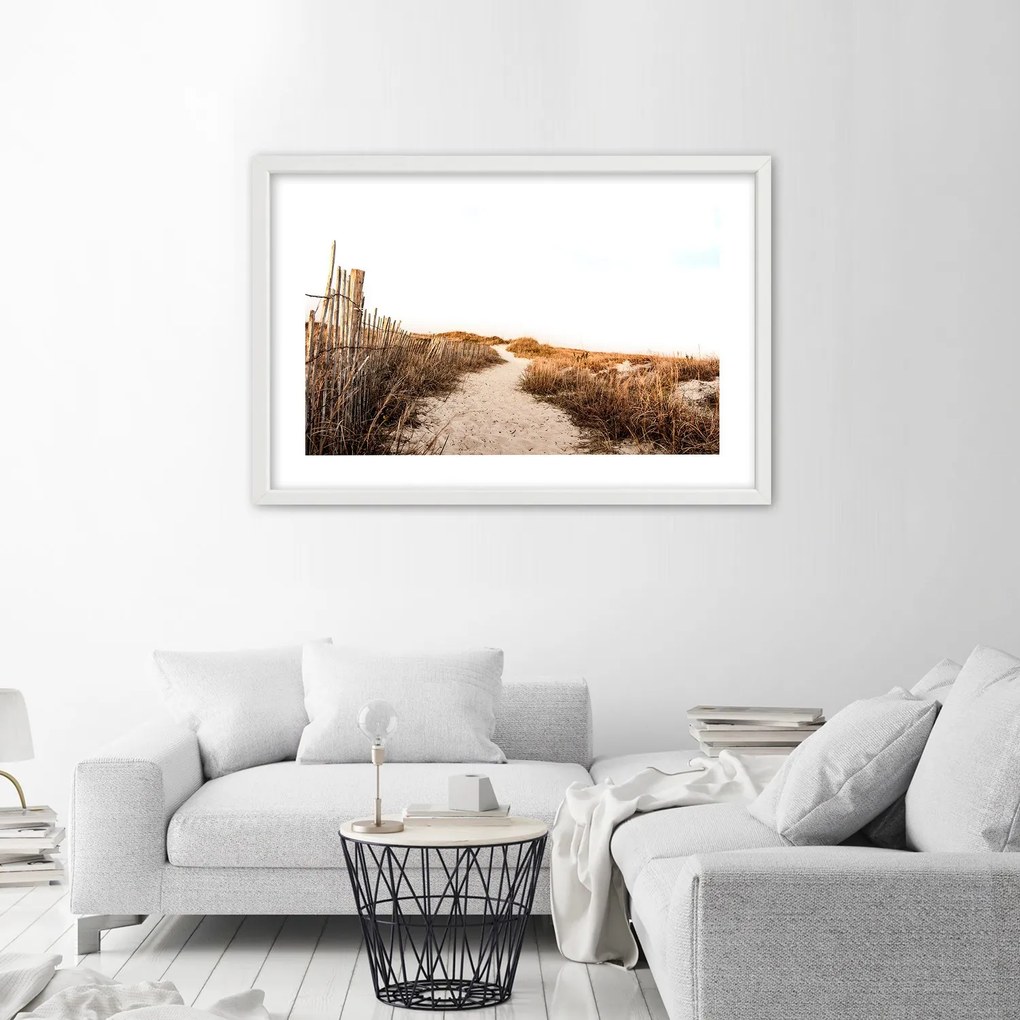 Gario Plagát Piesočná cesta Farba rámu: Bez rámu, Rozmery: 60 x 40 cm