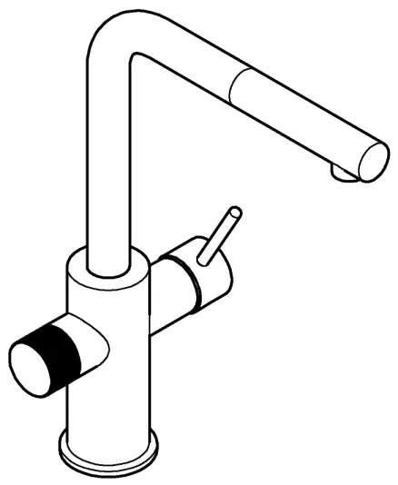 GROHE 30601000 - Drezová batéria BLUE PURE A s vysúvacou sprchou lesklý chróm