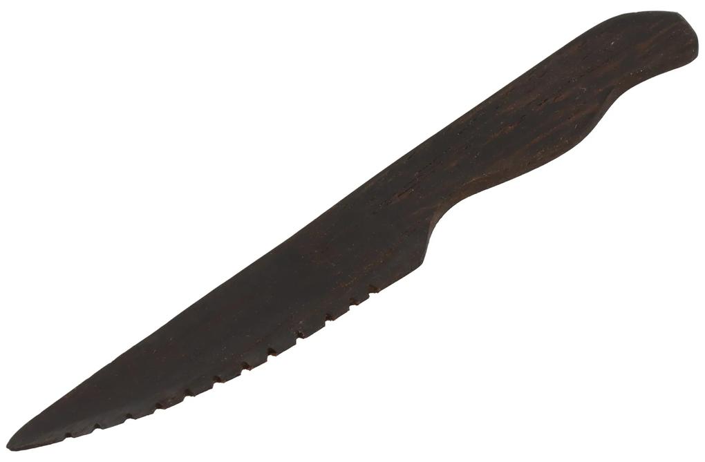 ČistéDrevo Kokosový nôž tmavý 19 cm