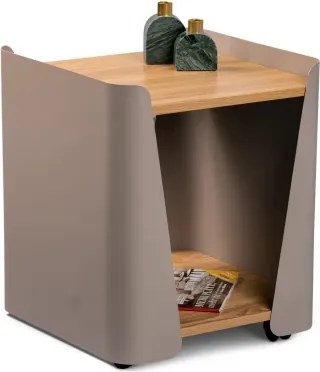 Odkladací stolík Sandro 3, dub/taupe%