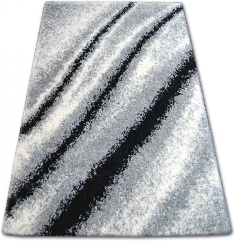Kusový koberec Shaggy Antos šedý, Velikosti 80x150cm