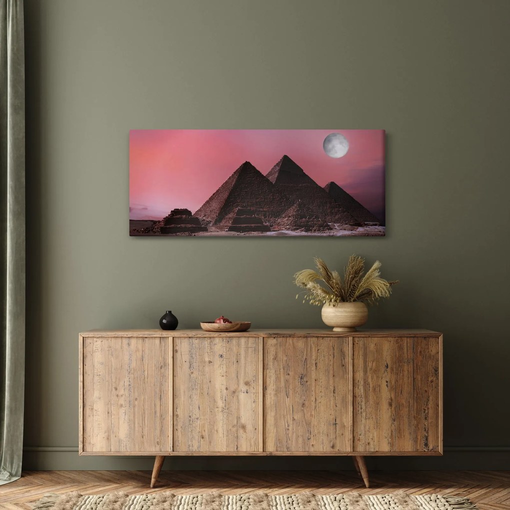 Obraz - Pyramídy Giza, Egypt (120x50 cm)