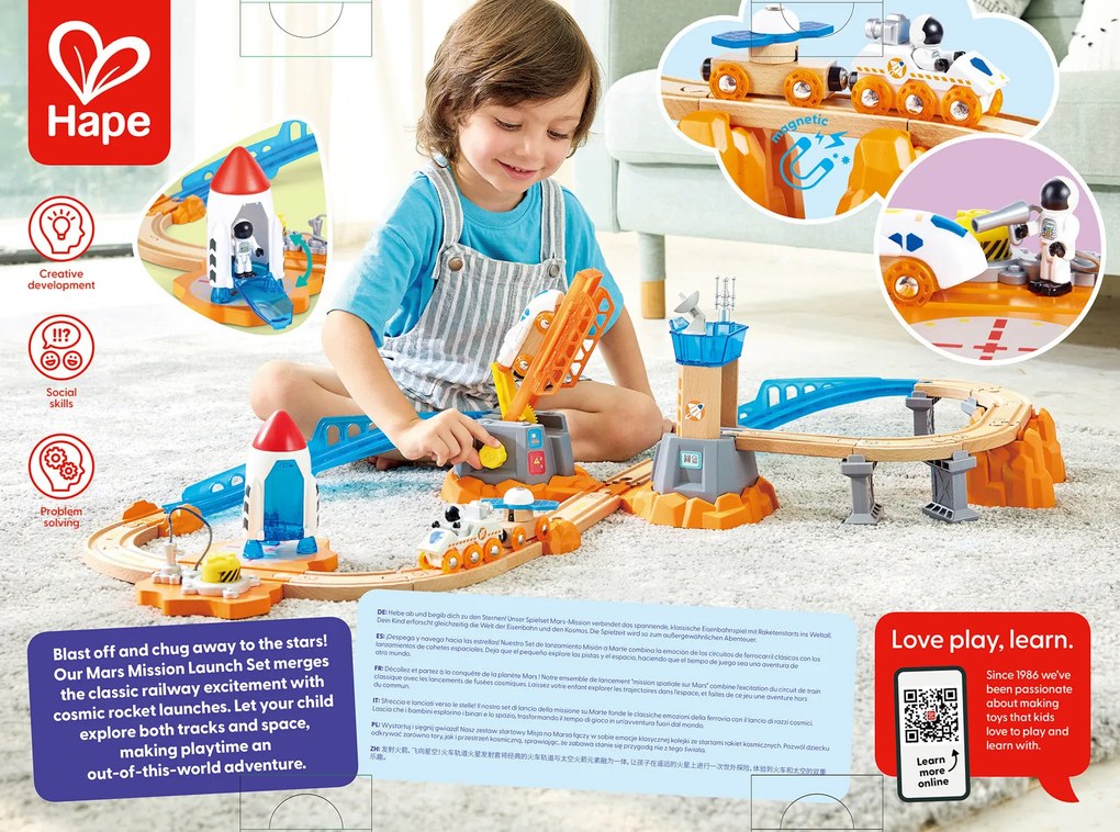 Vláčikodráha - Misia na Mars - 34 ks