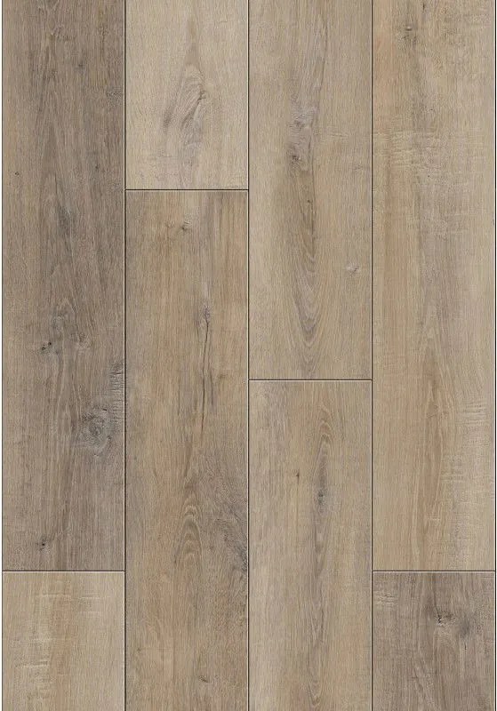 Mexen Casa Grande vinylové panely 1240 x 182 mm SPC 6,5 mm, podložka IXPE 1,5 mm, 4 V-Fuga, Dąb - F1014-1240-182-505-4V1-01