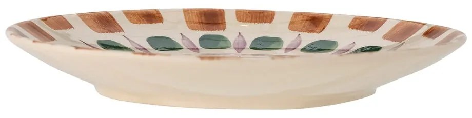 Zeleno–hnedý tanier z kameniny ø 27 cm Shama – Bloomingville