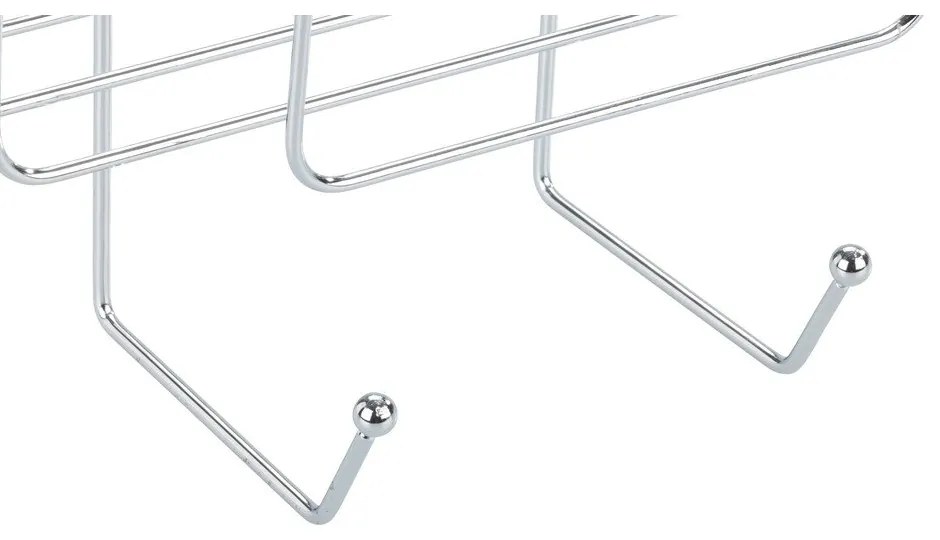 Závesná oceľová kúpeľňová polička v lesklo striebornej farbe Martos – Allstar