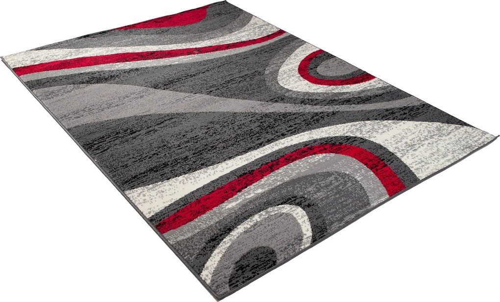 TA Koberec D317A DARK GRAY CHEAP PP CRM Sivý Obdĺžnikový Rozmer: 60x100 cm