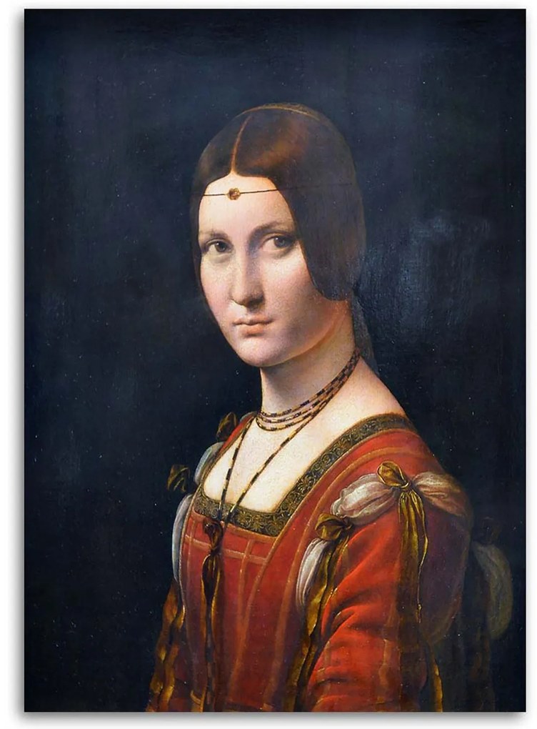 Gario Obraz na plátne La belle feronierre - Leonardo da Vinci, reprodukcia Rozmery: 70 x 100 cm