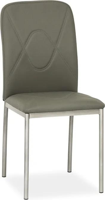 SIGNAL H-623 jedálenská stolička sivá