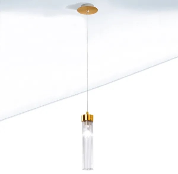 Kolarz 6009.30130 - Luster na lanku RAGGIO 1xE14/25W/230V 24K zlato