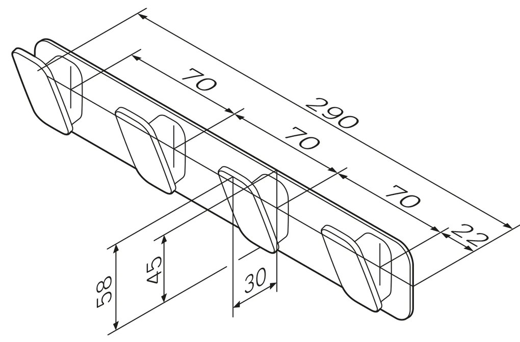 Háčik na uteráky AM.PM Inspire 2.0 AIA35900 chróm