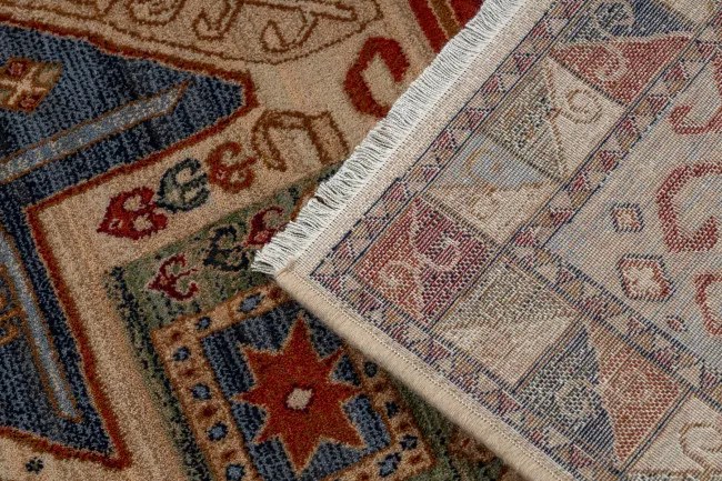 Koberec KESHAN, strapce 1250/53565 béžový / terakota