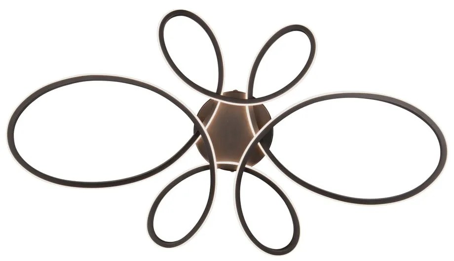 Čierne LED stropné svietidlo 45.5x83 cm Fly – Trio