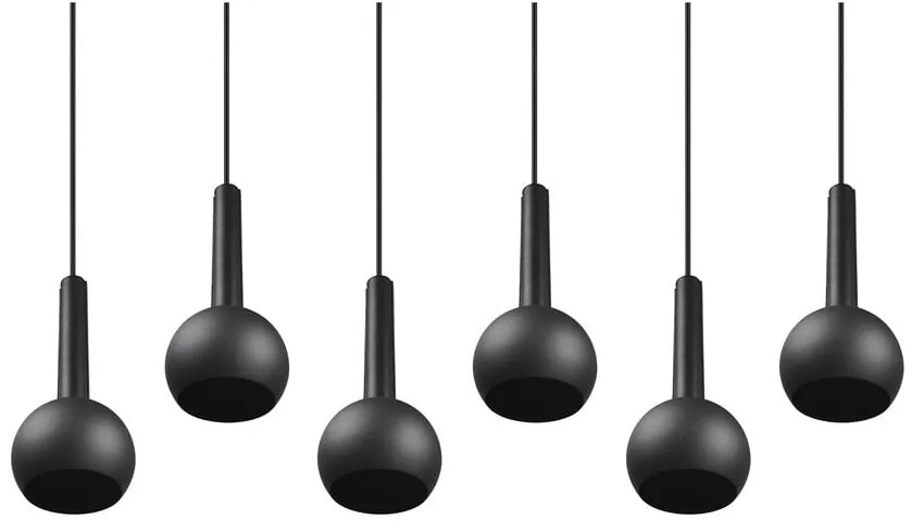 Čierne závesné svietidlo Ciliana – CINQUE