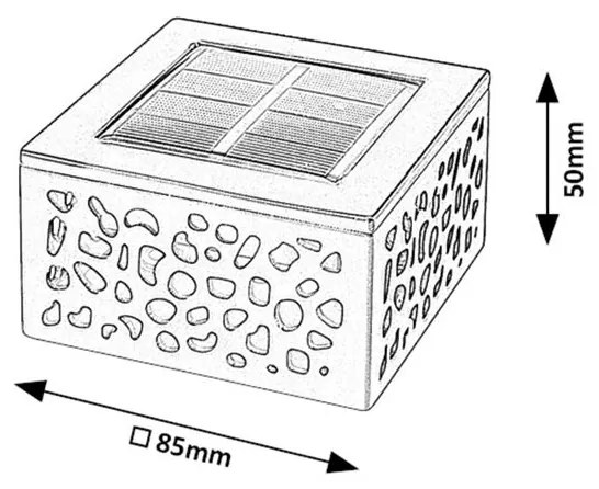 Solárne svietidlo Rabalux Medulin 7032