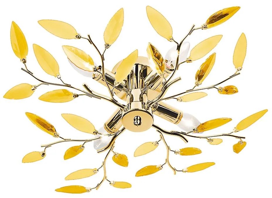 NOWA 63180445 - Prisadený luster NOTTINGHAM 4xE14/40W/230V zlatá