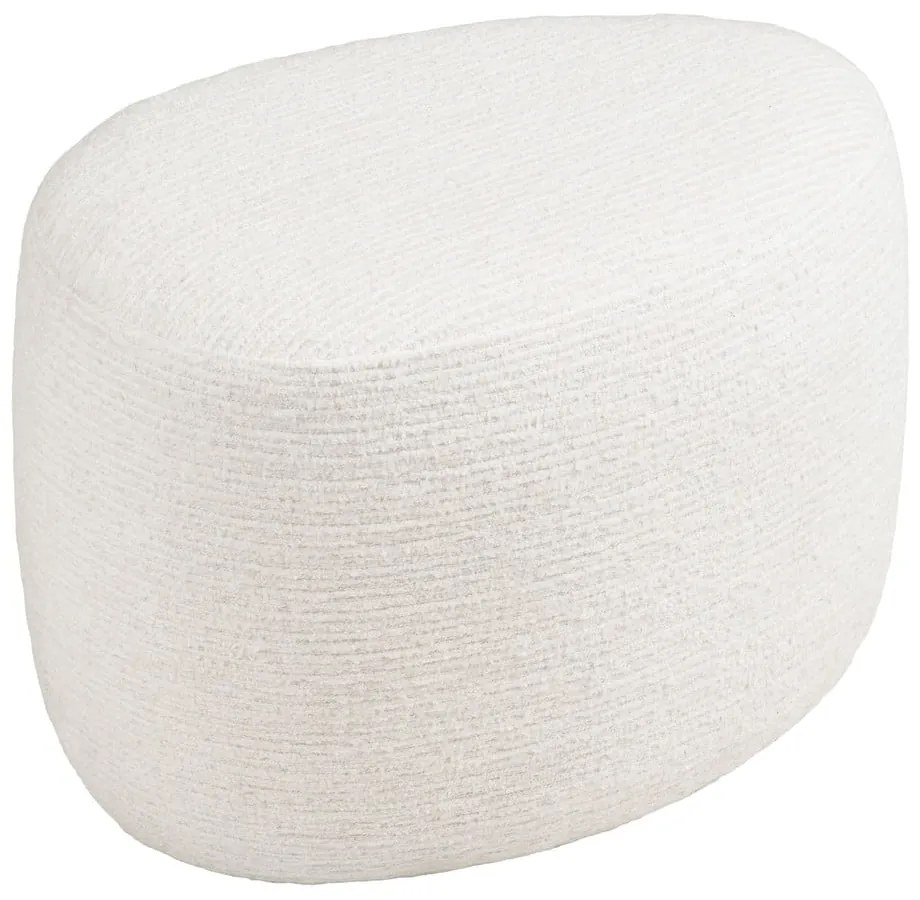 Krémovobiely ženilkový taburet Hilo – House Nordic