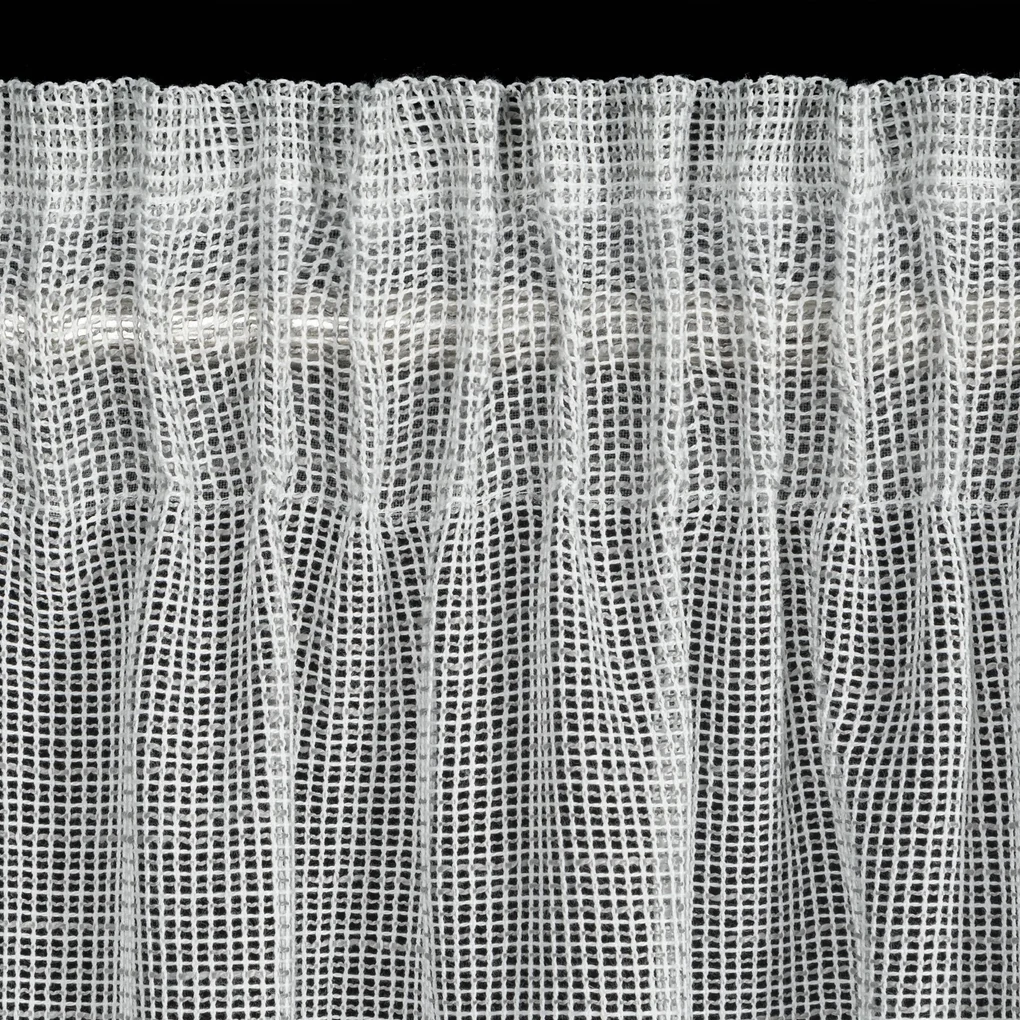 ZÁCLONA NA PÁSKE KIM 2 140X300 CM STRIEBORNÁ