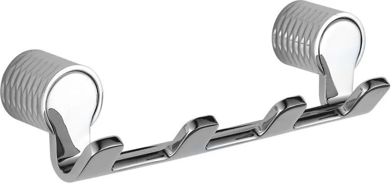 Mexen Base štvorháčik na uteráky, Chrómová - 70882354-00