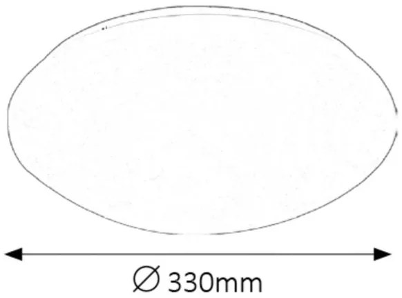 Rabalux 3435 - LED stropné svietidlo LUCAS LED/18W/230V