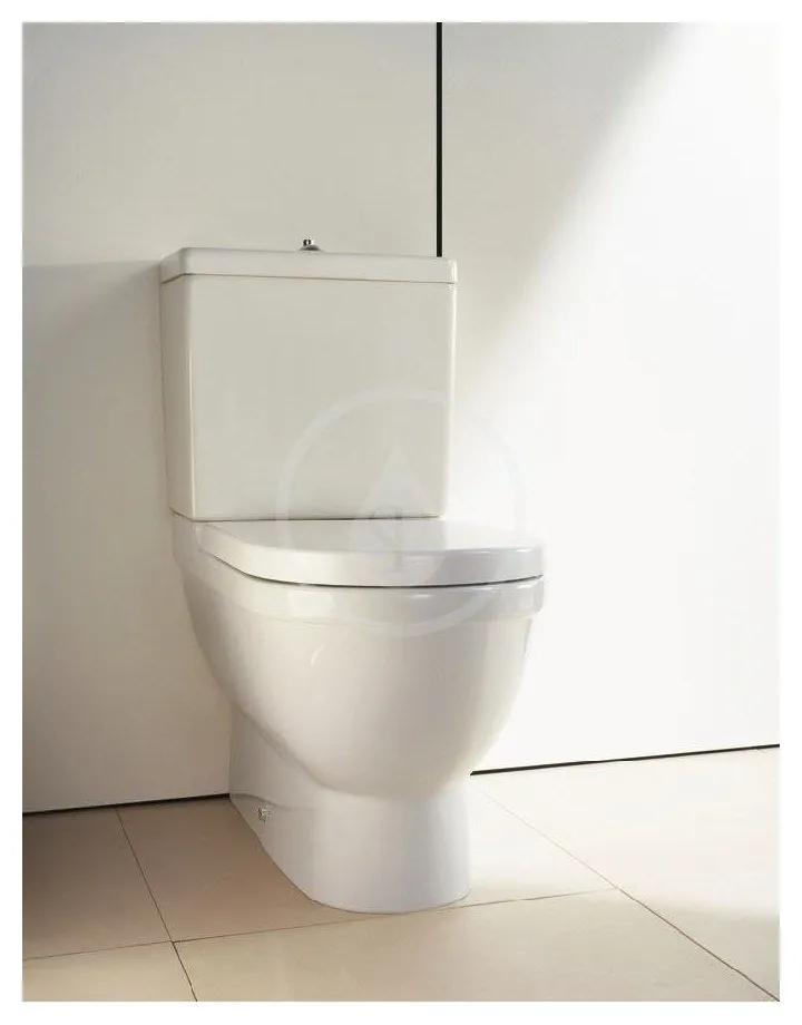 DURAVIT Starck 3 WC kombi misa, Vario odpad, s HygieneGlaze, biela, 0128092064