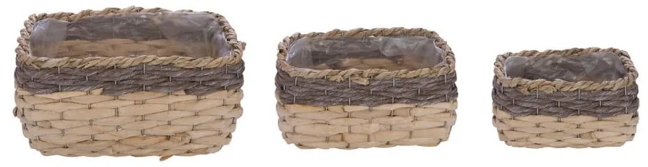 Súprava 3 kvetináčov Ego Dekor Nature L