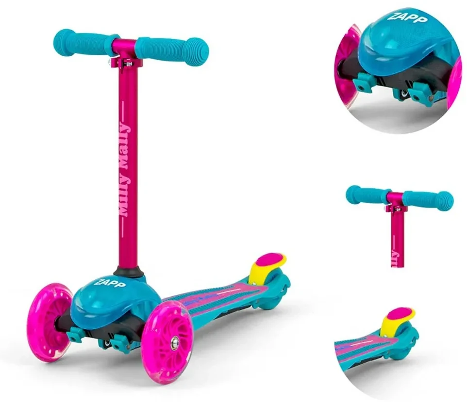Detská kolobežka Milly Mally Scooter Zapp pink