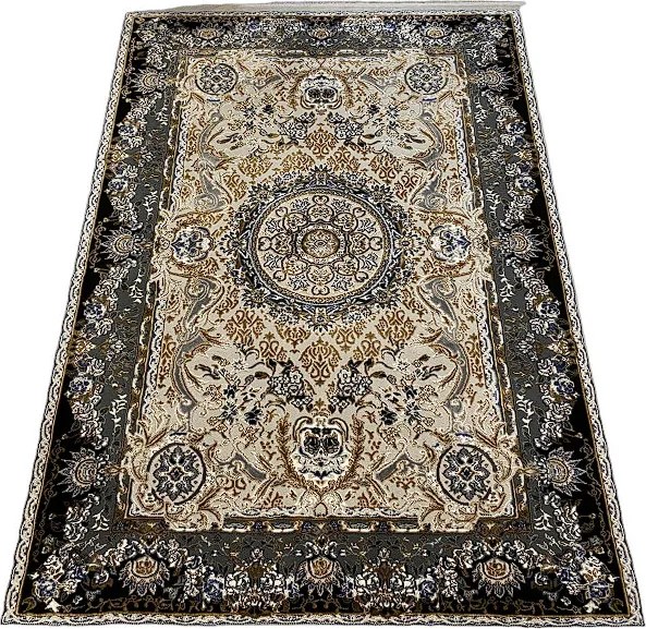HU Sivo-hnedý orientálny koberec King 29020-GREY/L.GREY Rozmer: 140x190 cm