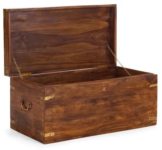 furniture-nabytek.cz - Masívny konferenčný stolík Merlin II z palisandra, lakovaný, hnedý – 69×39×36 cm